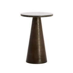 SIDE TABLE YNZ MARBLE BROWN - CAFE, SIDE TABLES